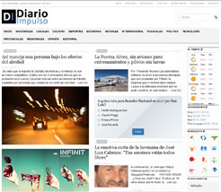 Diseo de pagina Web para diario on-line de Villa Mercedes, San Luis, Argentina