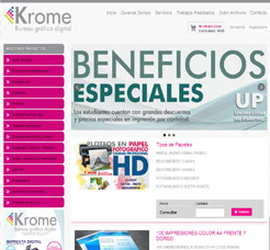 Diseo Web para Imprenta Grfica Digital de Recoleta, Buenos Aires.