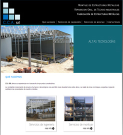 Diseo de Paginas Web para empresa Constructora de Buenos Aires, Argentina.