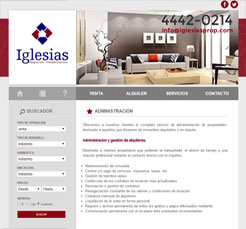 Diseo Web Autoadministrable para Inmobiliaria de Buenos Aires, Argentina.