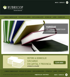 Diseo de Paginas Web para Librera Comercial de CABA, Buenos Aires, Argentina.