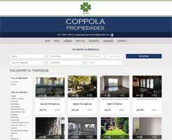 Diseo Web para inmobiliarias Coppola Propiedades de Quilmes
