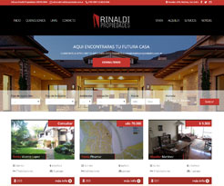 Diseño de Paginas Web Autoadministrable para Inmobiliaria Rinaldi Propiedades de Martinez, San Isidro, Buenos Aires, Argentina.