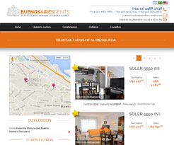 Rediseño Web para empresa de Alquiler Temporario de Departamentos Buenos Aires Rents.