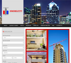 Diseño Web para inmobiliarias Inmobilicity